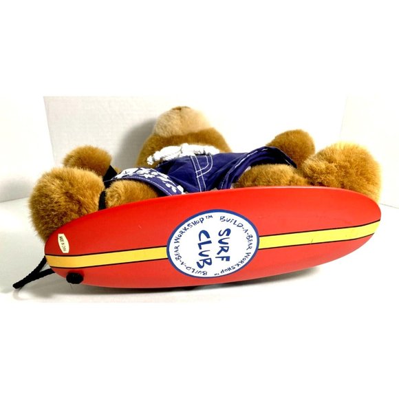 Surf Club Teddy Bear Build-A-Bear Brown Swim Shorts Stuffed Animal Plush PA-9859 - Picture 4 of 12